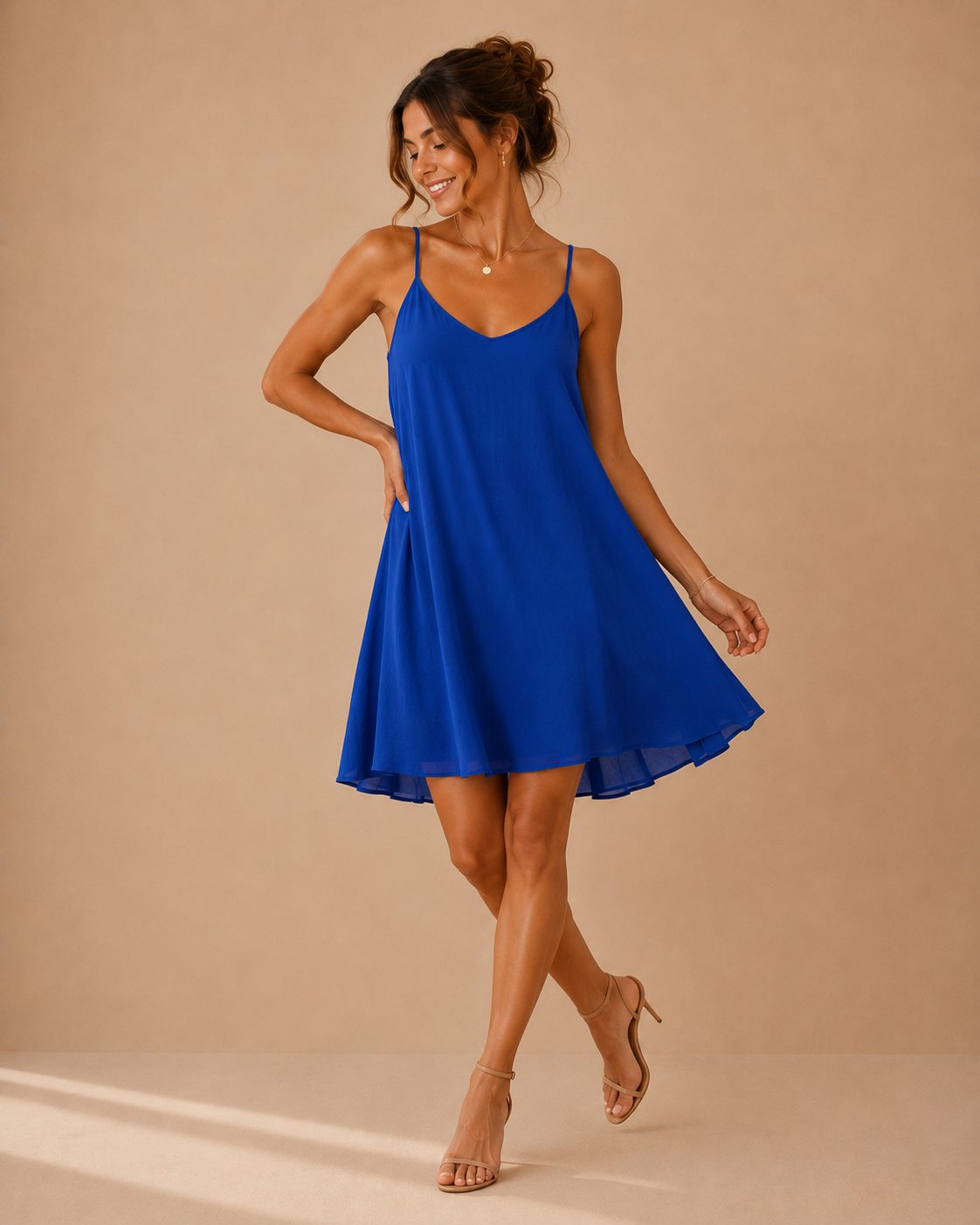 Robe à bretelles fines