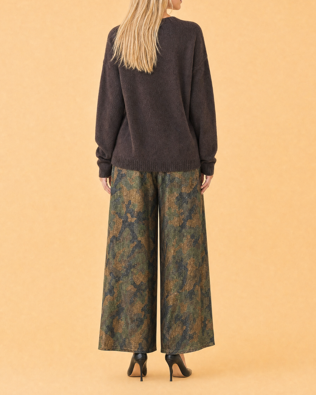 Pantalon fluide camouflage