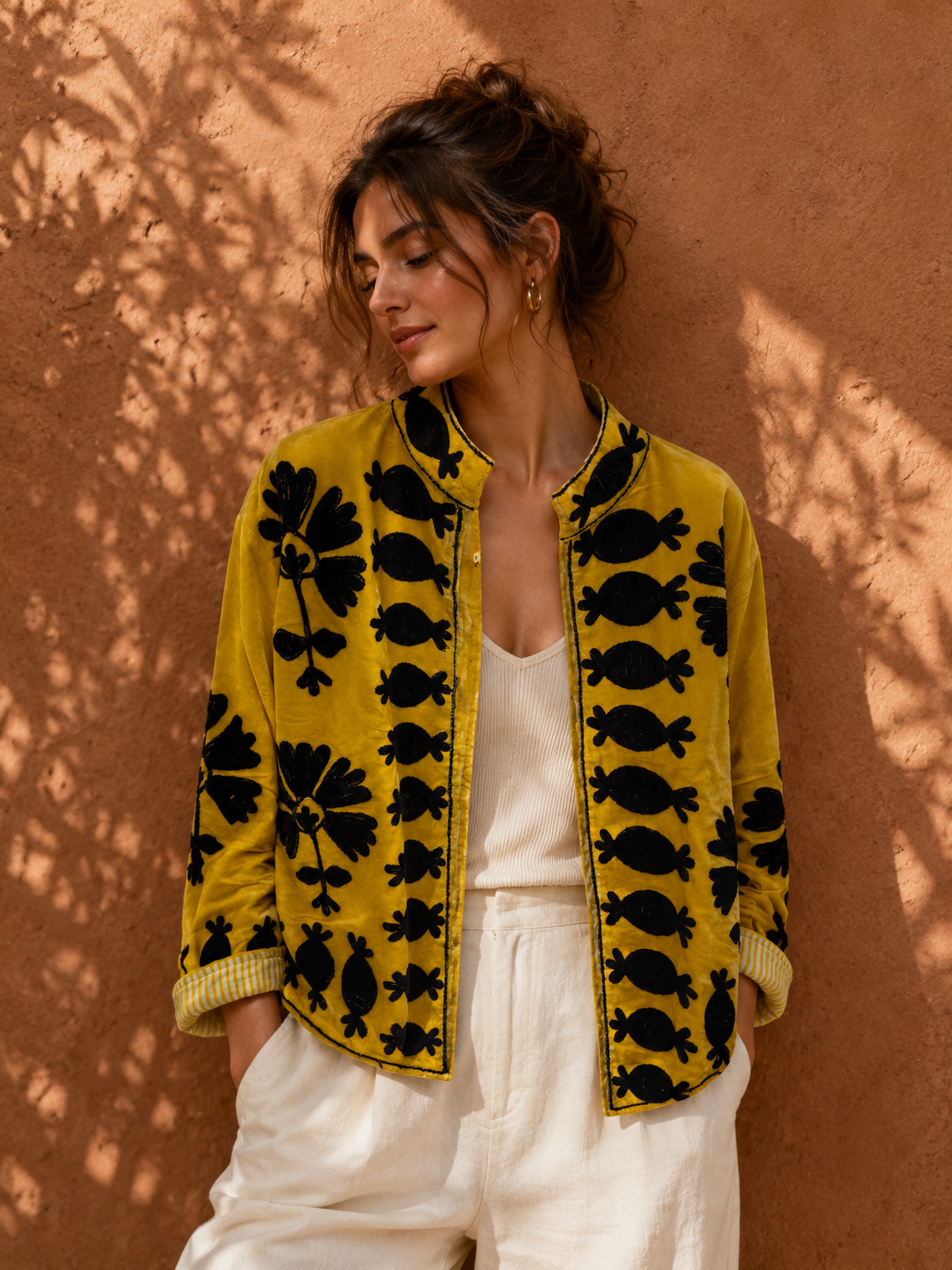 Veste Suzani en velours