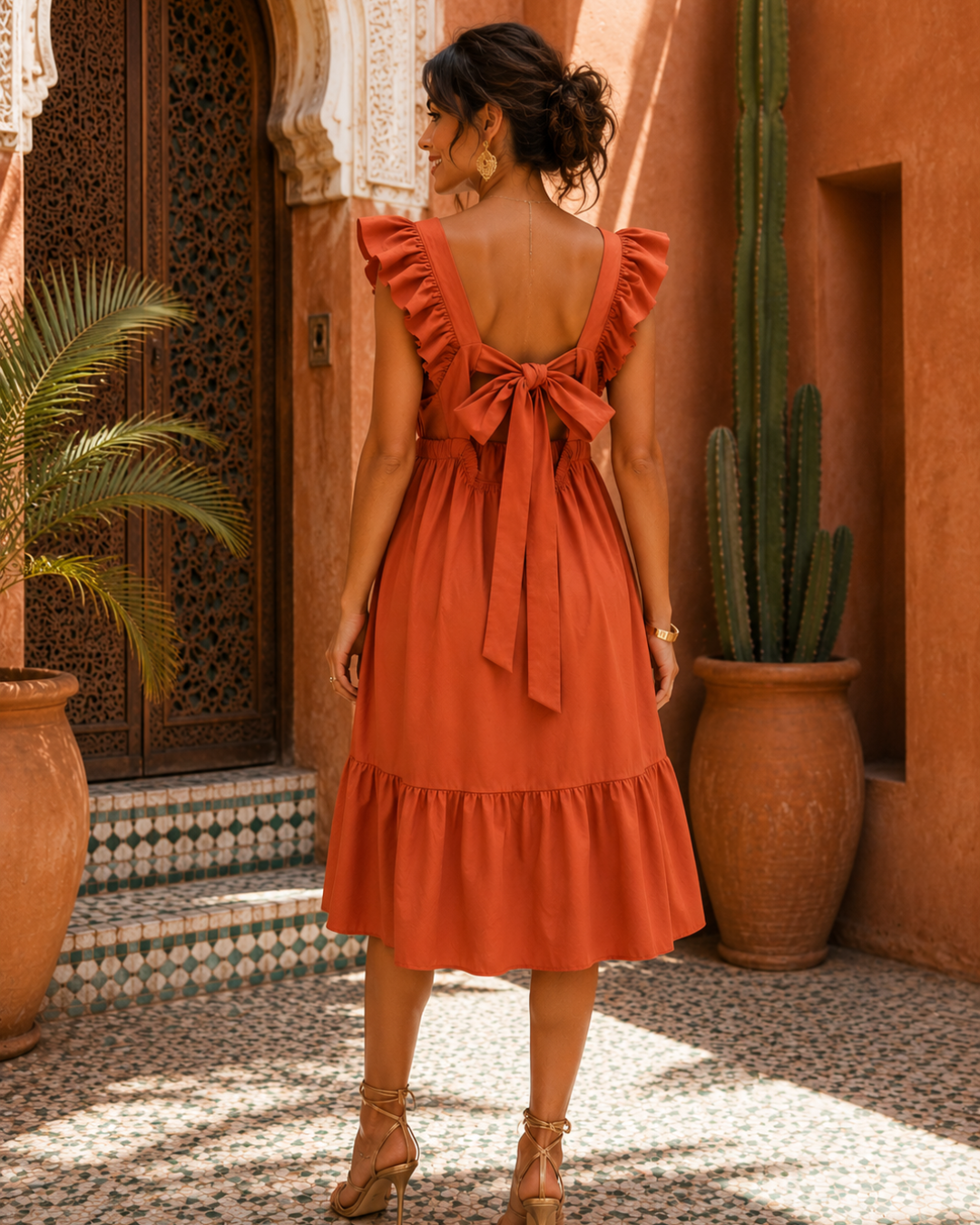 Robe dos nu