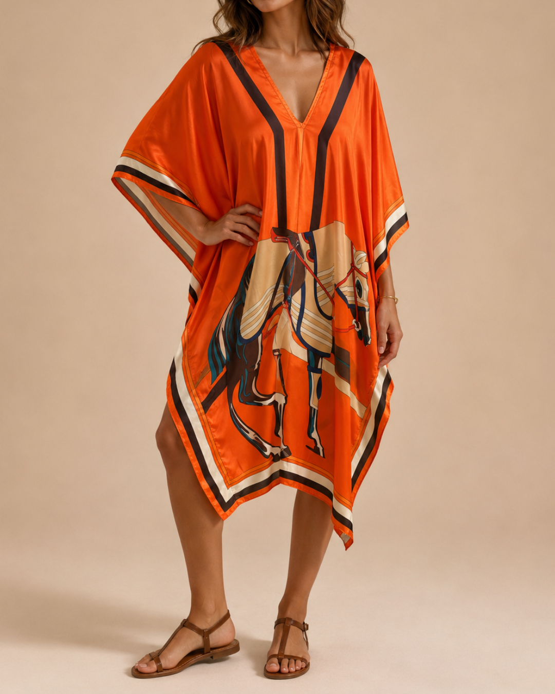 Kaftan horse orange