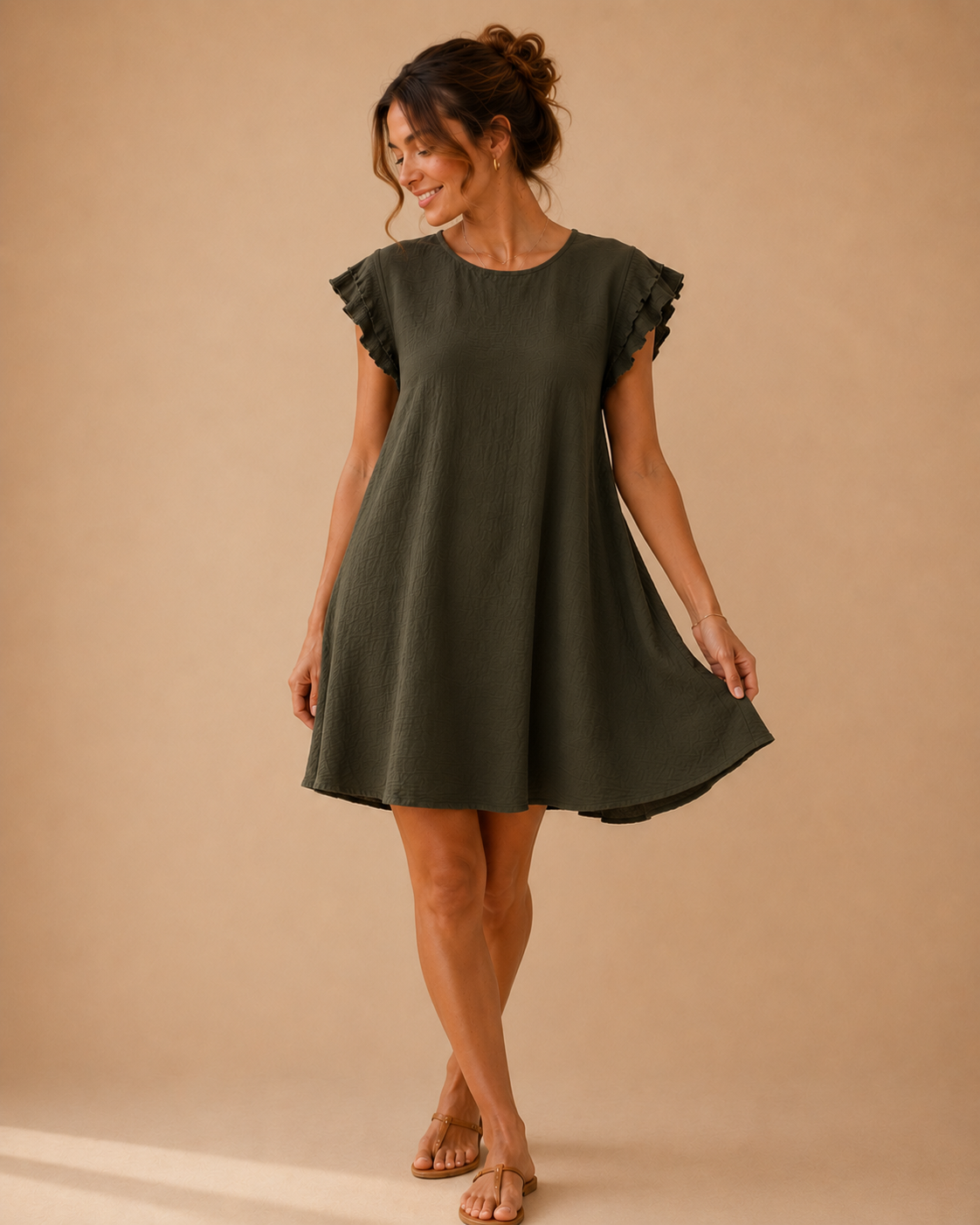 Robe à volants
