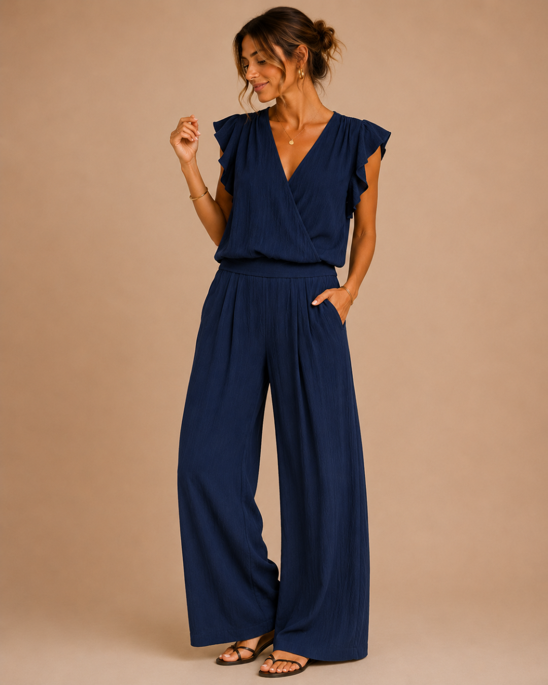 Ensemble fluide effet lin