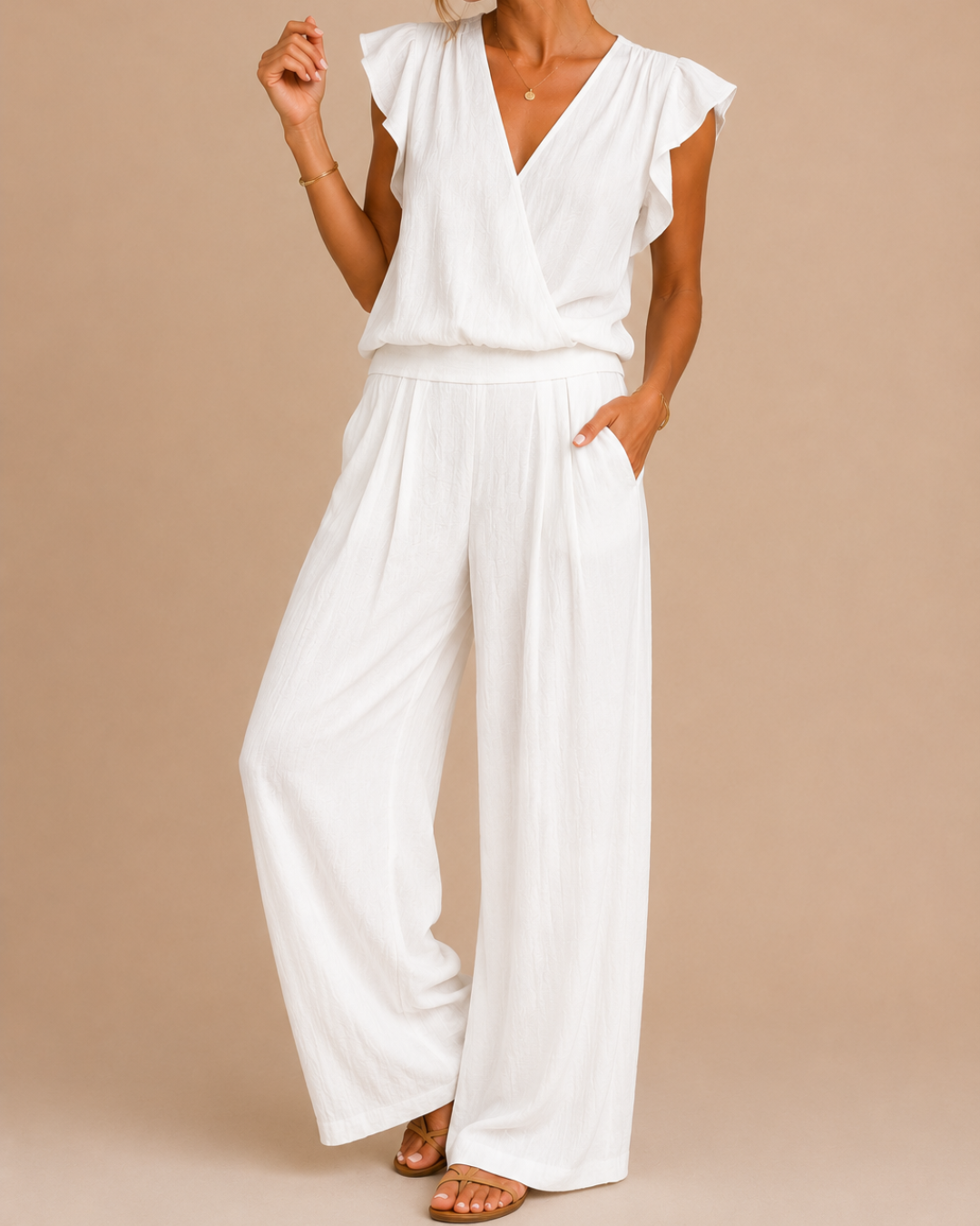 Ensemble fluide effet lin